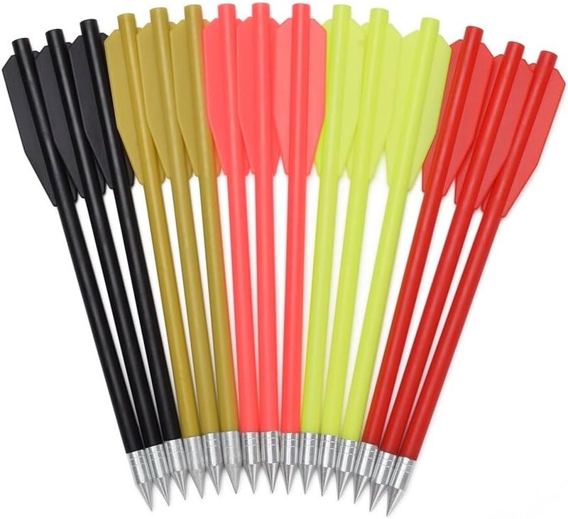 TY Archery 60PCS 6.3 Inch 50-80LB Mini Archery Crossbow Bolts Set with Sharp Metal Tip, Reusable Durable Arrow Dart for Shooting Target Practice, Outdoor Fishing, Small Hunting Game - Image 2